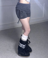 ribbon belt shorts (2colors)