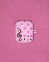 [made] Dot treble clef AirPods case (glossy hard)