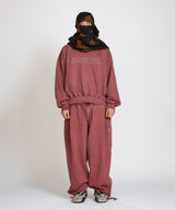 P. Basic cross sweat Pants _ Solid pink 
