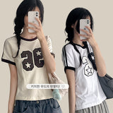 96 T-Patch Patch Ringer T-shirt (4 colors)