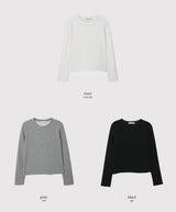 ベーシックウィンターミンクウォームTシャツ (5color)