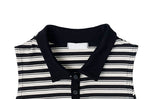 Eileen Stripe Collar Sleeveless T-shirt