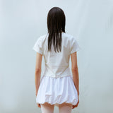 ホースクロップTシャツ(ホワイト)