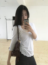 V-Shirring Tee
