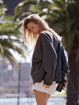 Overfit Sweatshirt Washed Gray