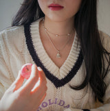 【MADE】 Little bunny necklace L