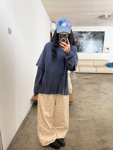 クリーミー フローラル パンツ