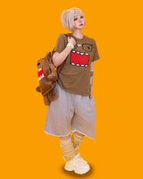 パンチ ハーフスウェットパンツ (2color)