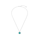 26SS★ [Premium Plating] Pennysense AB(W) Coin Necklace Amazonite