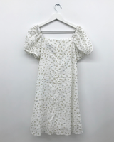 Siya Floral Puff Dress (2color)