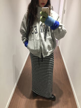 Royvi Stripe Long Skirt (2 Colors)