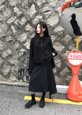 ハイネッククロップフーディージップアップ