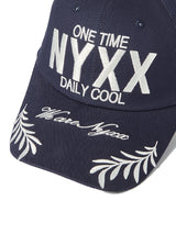 NYX スローガンボールキャップ (NAVY)