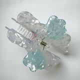 Angel cat hairpin