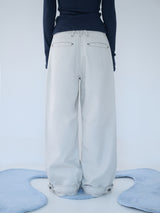 BELTED POCKET COTTON PT SAND RAW