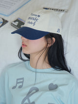 Love music club ball cap -  Ivory