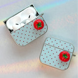 3D Tomato Dot Airpods Case