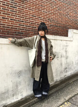 26FW★ [BAONHAUS] Sevnin Stripe V-Neck Knit