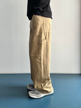 Unit Carpenter Cotton Wide Pants 4C