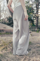 Lace jogger pants (Gray)