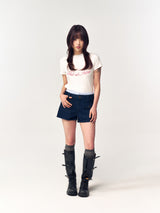 クロップドシグネチャーTシャツ