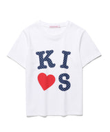 キスマールドットロゴTシャツ White