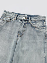 Buckle Denim Pants