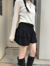 リコガーリッシュドットカンカンシャーリングスカート