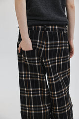That's neat - CHECK PANTS Convertible Tartan Trousers
