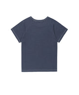 ビンテージフラワーラグラン半袖Tシャツ ネイビー(CV2GMFT510A)