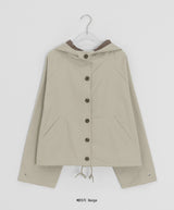 Guntree Check Hood Bomber Jacket