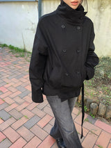 Bailin Belted Short Trench Jacket