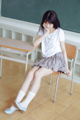 frill balloon skirt(grey)