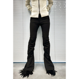KNEE-TUCK PANTS