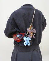 RIBBON BALM KEYCHAIN - Angelic Blue