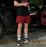 Liu Washing Cotton Banding Shorts