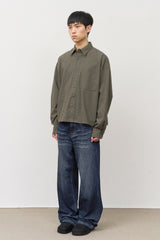 Flush Wide Washed Denim