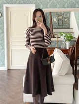 Becca Brushed Span Flare Skirt