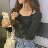 エラーマンホルターレイヤードTシャツ