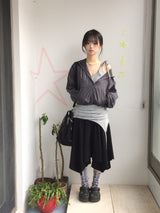 flared ribbon skirt