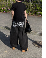Cartel Back Printing Denim Pants
