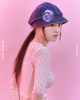 Flower Denim Hat
