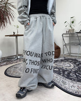 フレノレタリングスウェットパンツ