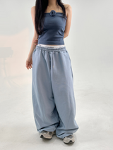 BALLOON FIT TRAINING PANTS🖤🩶🤍💛🩵 - 6 COLORS