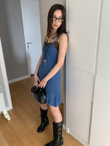 Knit Harlow Layered Sleeveless Dress
