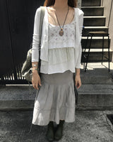 momo flower layered sleeve