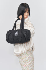スポーツロゴ バレリーナバッグ Black