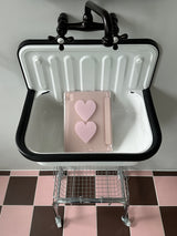 pink heart ipad case