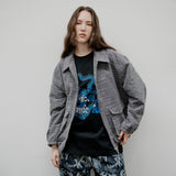 [Unisex] ジャカードジャンパー Grey