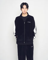 25FW ベロアストリングトラックパンツ ブラック